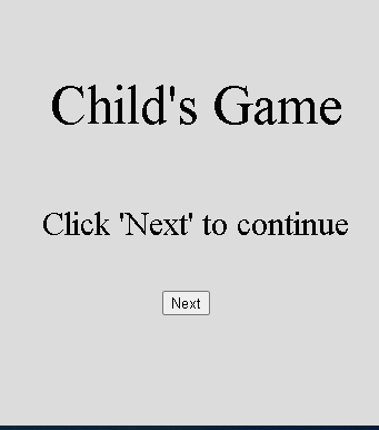 Child's Game